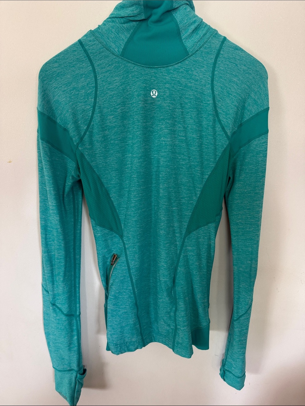 Lululemon  Teal Zip-Front Active Jacket